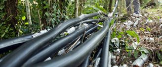 La manguera de tel�fono lleva un cobre de alta calidad.