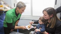 Luciana Bier, a la izquierda, es brasile�a y tiene un bar en Paiosaco