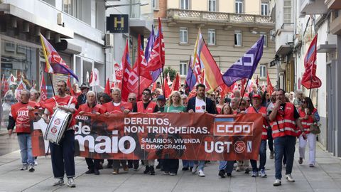 La manifestaci�n de UGT y CC.OO.