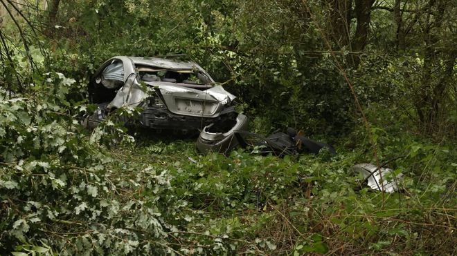 El accidente ocurri� en en el kil�metro 19 de la LU-546.