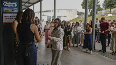 Opositores en el IES Leiras Pulpeiro de Lugo