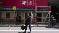 Las fuerzas� de la UCO registraron esta semana la sede central del PSOE