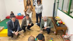 Javier Arias, Perfecto Rodr�guez y Manuel Varela visitaron las nuevas instalaciones de la escuela infantil de Chantada
