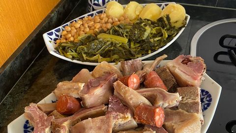 El cocido que la focense Graciela Ramos prepar� ayer