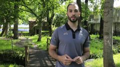 Jaime Capell� est� estos d�as en Sarria mientras no vuelve a empezar la temporada