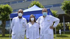 Celebraci�n del trasplante renal n�mero 3.500 en el Chuac. En la imagen, Roc�o, que vivi� en primera persona una operaci�n de este tipo.