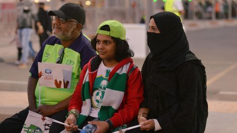 MUjeres saudies en el f�tbol