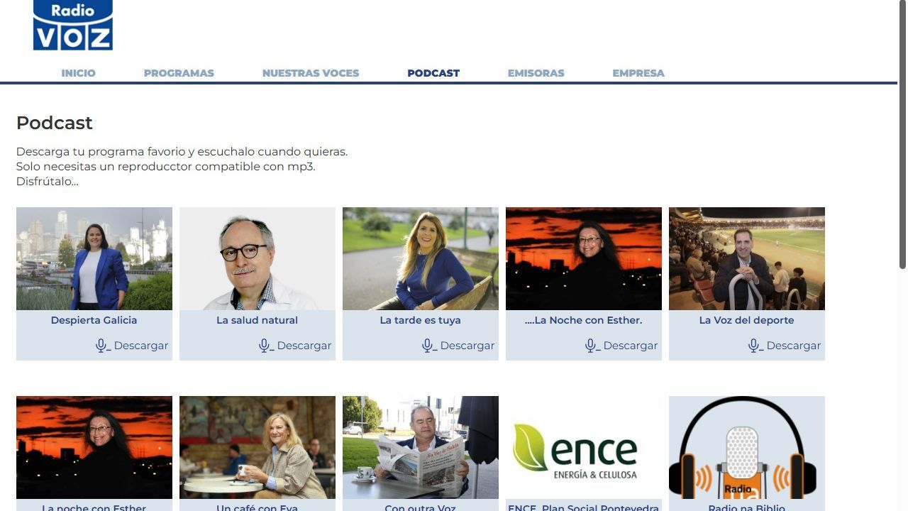 RadioVoz presenta su nueva página web con un diseño actualizado