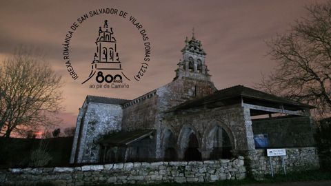 Este sello, para la credencial de los peregrinos, recuerda los 800 aos de la iglesia de Vilar de Donas