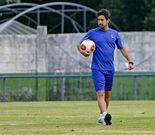 Manu Fern�ndez tiene este a�o el reto de consolidar el proyecto del Pontevedra y ascender. 