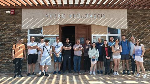 A fin de semana incluiu unha visita ao museo xeol�xico de Quiroga 