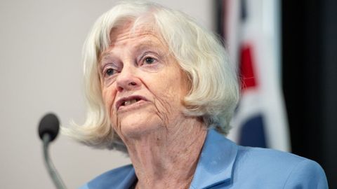 La exdiputada Ann Widdecombe, en una imagen del 2024