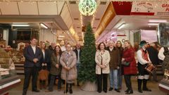 porta.El encendido de las luces del mercado de Elvia fue este sbado