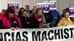 Manifestacin de CC.OO. por la violencia machista