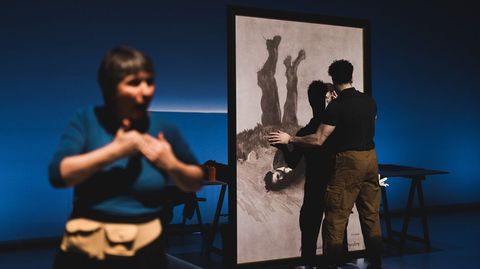Un dos intres de �Ictus�, a peza teatral de Ch�vere que abre o FIOT de sala esta tarde