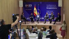 Un momento de la Conferencia de Alto Nivel sobre Envejecimiento celebrada este viernes en Lugo.