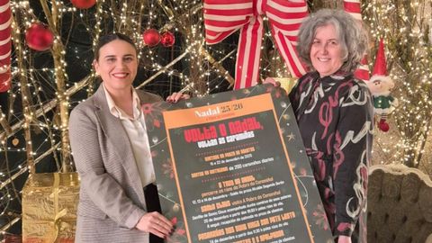Sara Snchez y Amparo Cerecedo presentaron el programa navideo

