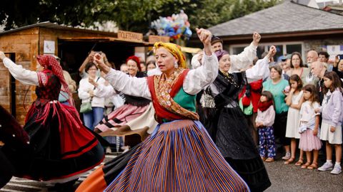 Meira reivindic� los trabajos acestrales del campo en una nueva edici�n de la Festa da Malla.
