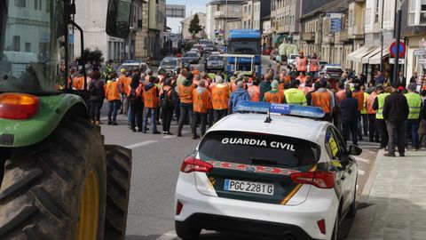 Decenas de ganaderos de Viana do Bolo, A Mezquita, Vilario de Conso A Veiga y Ris han llegado hasta A Gudia