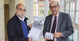 Ca�nzos y Recuero presentaron el premio. 