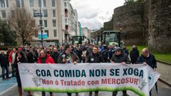 Agricultores y ganaderos espa�oles se manifestaron en reiteradas ocasiones contra el acuerdo de Mercosur