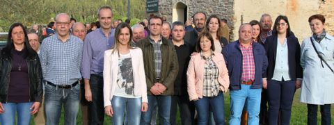 La candidatura socialista se presentó ayer en Lourenzá, con Rocío López al frente.