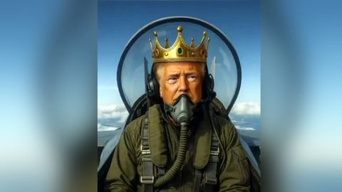 Imagen generada por IA y publicada por Donald Trump en su red social