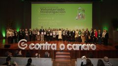 Miembros de las juntas de Ribeira, A Pobra, Boiro, Noia y Porto do Son de la AECC acudieron a la cita. 