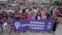 En el verano del 2018 Combarro sali� a la calle para mostrar su apoyo a la v�ctima y su desprecio a las agresiones sexuales