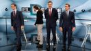 El presidente del Gobierno en funciones, Pedro S�nchez, cit� el pr�ximo lunes 6 al l�der del PP, Pablo Casado, y el martes 7 a los de Ciudadanos, Albert Rivera, y de Unidas Podemos, Pablo Iglesias, al objeto de �analizar la situaci�n pol�tica� derivada de los resultados en las urnas del 28A. En la imagen, los cuatro posan antes del debate electoral en Atresmedia