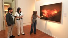 Un momento da presentaci�n de �Habitar o baleiro� no Caf� Moderno