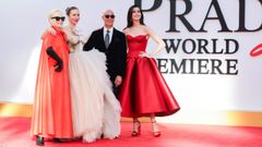 Meryl Streep, Emily Blunt, Stanley Tucci y Anne Hathaway