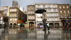 Edificios en Ribeira do Berb�s que rehabilitar� el Consorcio Casco Vello