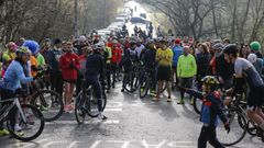 Los fieles de la Subida a la Costi�a de Canedo son m�s cada a�o