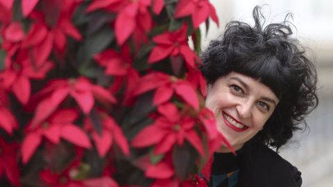 A creadora Cristina Moreira