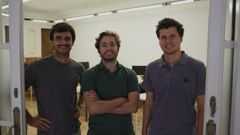 Alberto Ballarin, Carlos Arboleya y Carlos Saro, de Vivra