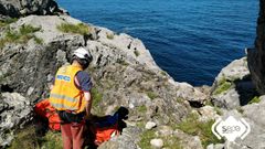 Rescate mar�timo en Llanes