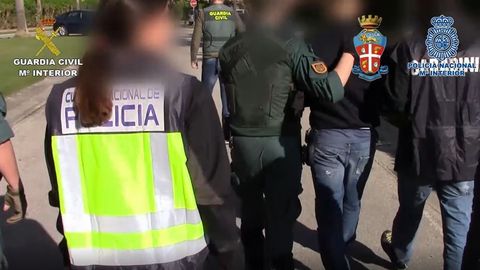 Imagen de archivo de una operaci�n policial contra el clan de los Casta�as