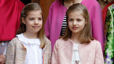 Sof�a (izquierda) y Leonor.