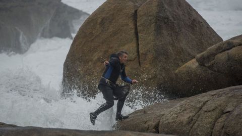 La puesta en valor del percebe de A Barca, en Muxa, es uno de los proyectos