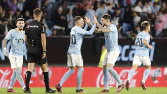 La �ltima victoria del Celta ante el Rayo Vallecano fue en Bala�dos en el 2023.