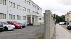 Fachada principal del IES Isidro Parga Pondal de Carballo.