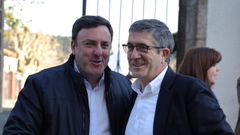 El secretario xeral del PSdeG, Valent�n Gonz�lez Formoso, present� este s�bado a los candidatos y candidatas socialistas de la comarca de A Coru�a en un acto en Oleiros al que acudi� el portavoz del PSOE en el Congreso, Patxi L�pez