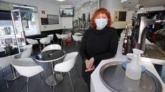 M�nica Aragunde, propietaria del Caf� Chalo de Pontevedra