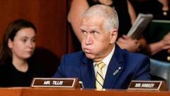 El senador Thom Tillis en un momento de las sesi�n para la nominaci�n de Blanche