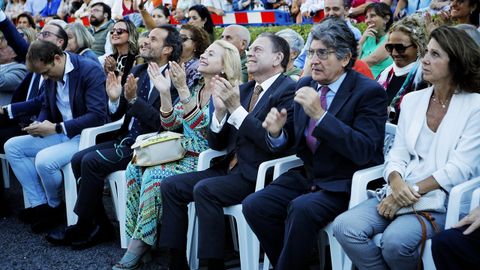 Autoridades en el Da de Amrica en Asturias