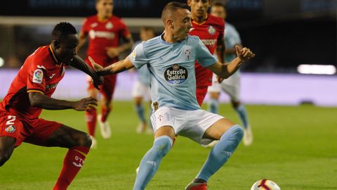 Celta-Getafe (1-1) de Primera el 1 de octubre del 2018.