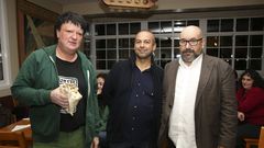 Xurxo, a la izquierda