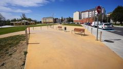 La urbanizaci�n que dio salida a la calle Rof Codina a la altura de Cobas