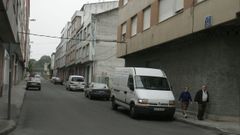 Foto de archivo de la calle R�o Tambre de Carballo, en la que apareci� el veh�culo sustra�do en Malpica